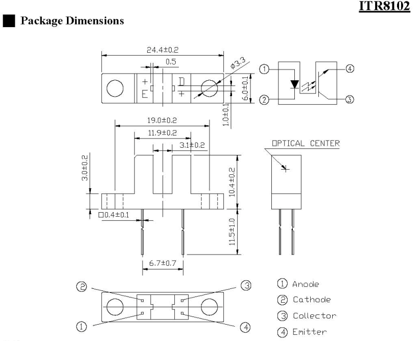 CXT – Từ ý tưởng đến sản phẩm - ITR8102 Sensor Optical Phototransistor ...