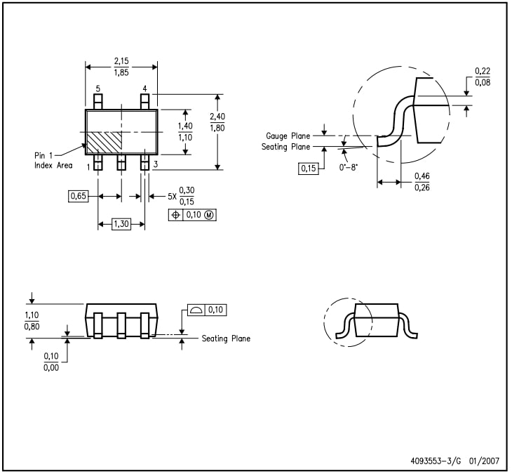 LM4040BIM3-3.0 T, Shunt Voltage Reference IC Fixed 3V V ±0.2% 15 mA SOT